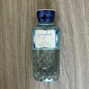 Bath & Body Works Gingham Blue Body Wash